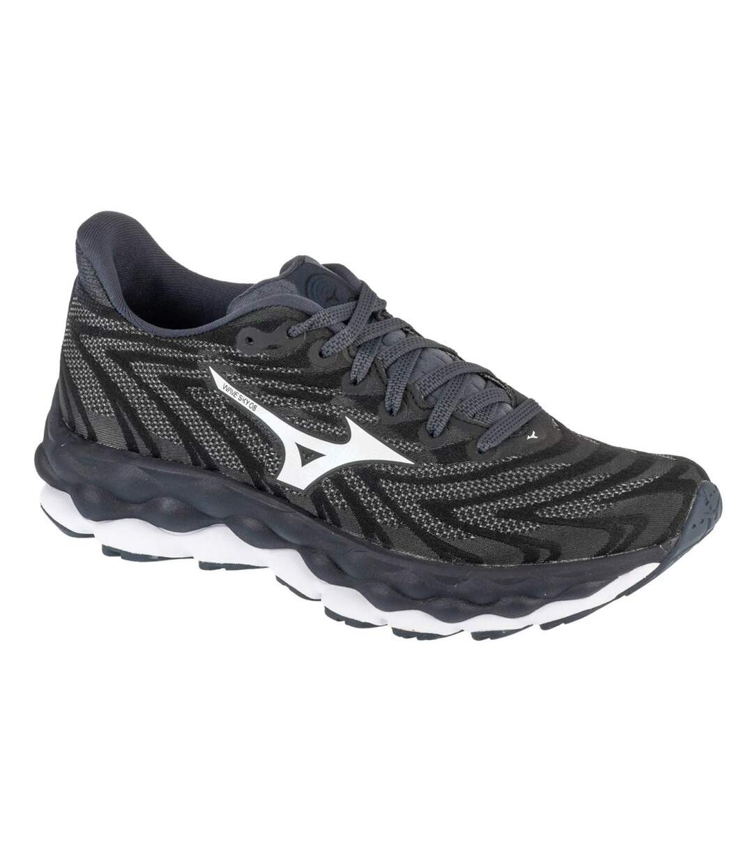 Chaussures Course À Pied Wave Sky Femme Noir Mizuno-1