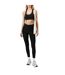 Legging Motif/style Alvéolé Femme Noir Miso-4