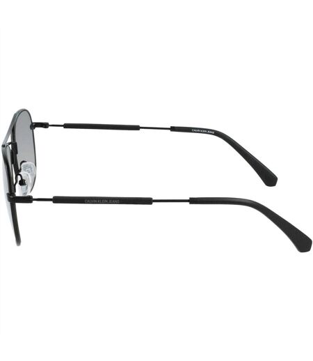 Mens Jeans Pilot Style Teardrop Sunglasses One Size Matte Black Calvin Klein