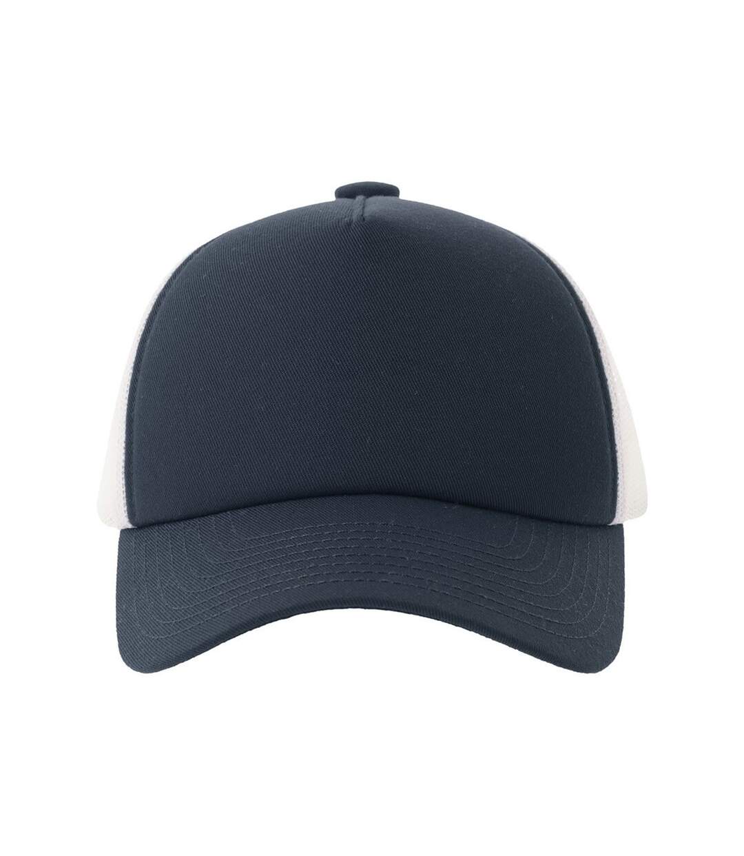 Casquette Trucker Motif/style 5 Panneaux Record-s Adulte Bleu Marine Atlantis Headwear-4