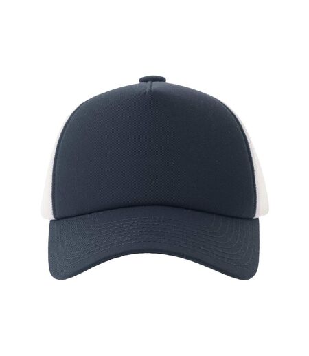 Casquette Trucker Motif/style 5 Panneaux Record-s Adulte Bleu Marine Atlantis Headwear