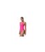 Womens/ladies Medalist One Piece Swimsuit Pink Speedo-1