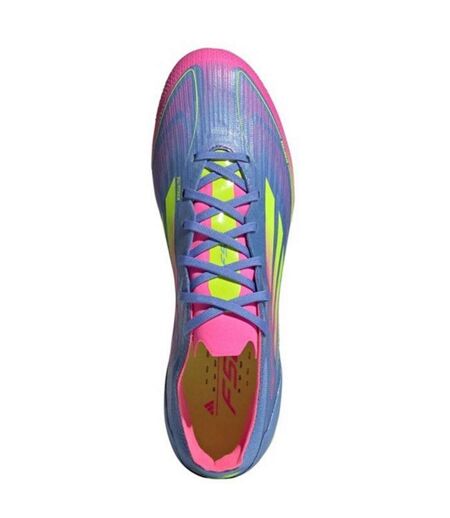 Chaussures De Foot Pour Terrain Ferme F50 Pro Homme Bleu Vert Rose Adidas
