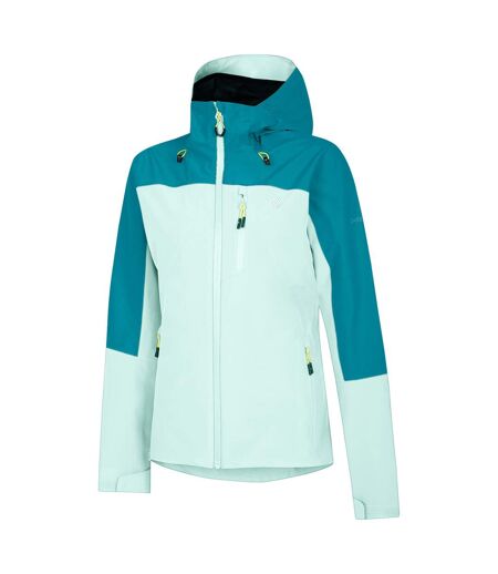 Veste imperméable mountain series femme vert menthe / bleu sarcelle Dare 2B