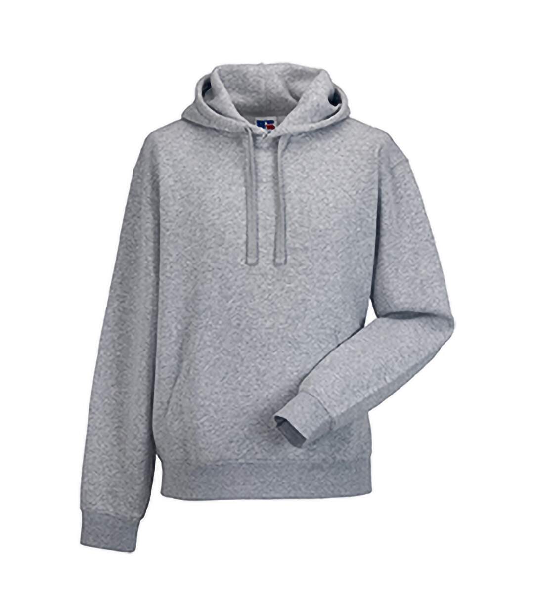 Russell Mens Authentic Hooded Sweatshirt / Hoodie (Light Oxford) - UTBC1498