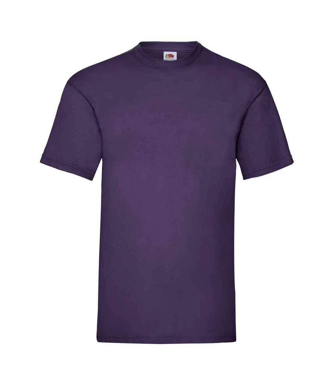 T-shirt valueweight homme violet Fruit of the Loom