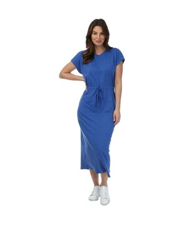 Robe mi-longue may life femme bleu Only