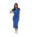 Robe mi-longue may life femme bleu Only-1