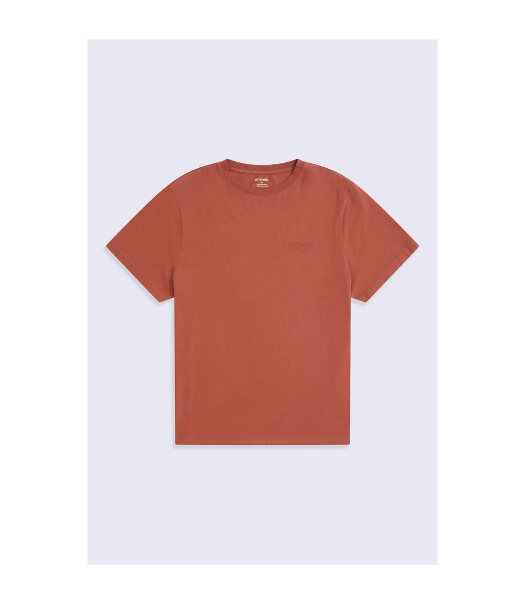 Mens Icon Organic T-shirt Rust Animal-1