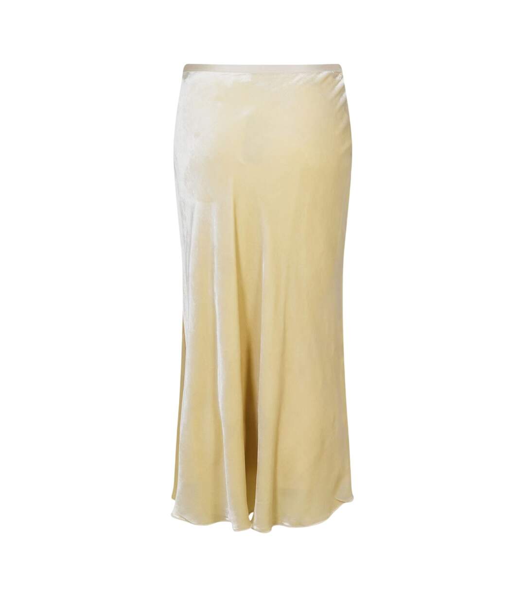Womens/ladies Silk Maxi Skirt Cream Ralph Lauren-3