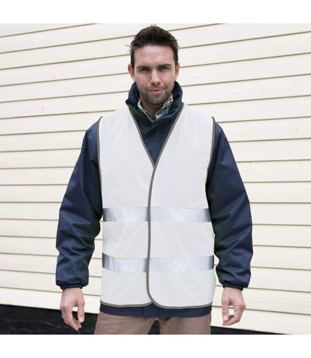 Gilet haute visibilité enhance adulte blanc SAFE-GUARD by Result