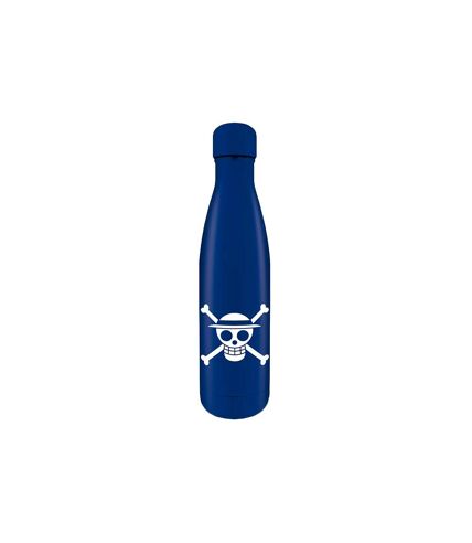 One Piece Straw Hat Pirates Emblem Bottle (Blue/White) (One Size) - UTPM2420
