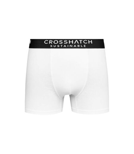 Boxers Orlander Homme Noir Bleu Marine Moutarde Blanc Crosshatch