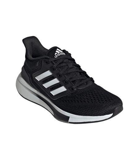 Womens/ladies Eq21 Running Shoes Core Black Cloud White Grey Adidas
