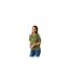 Haut Motif/style Aluminium Femme Vert Kaki Biba-1