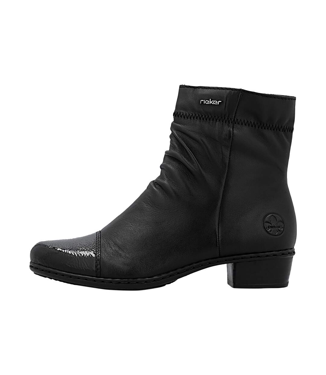 Bottine Cuir Rieker Lagro-1