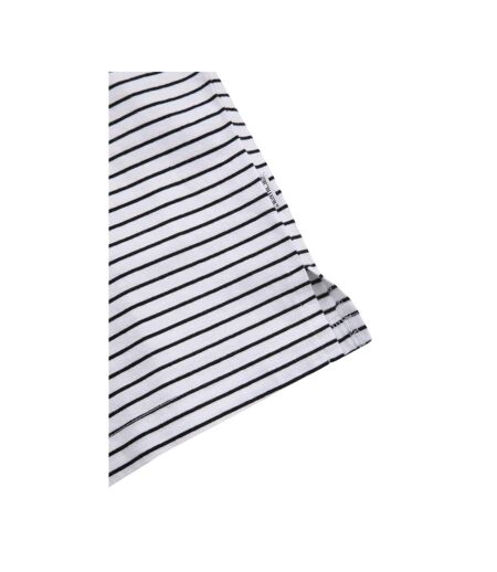 T-shirt Motif/style Rayures Contrastées Idol Femme Blanc Cassé Animal