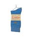 2 Pack Mens Bright Colour Luxury Cotton Casual Crew Socks-2