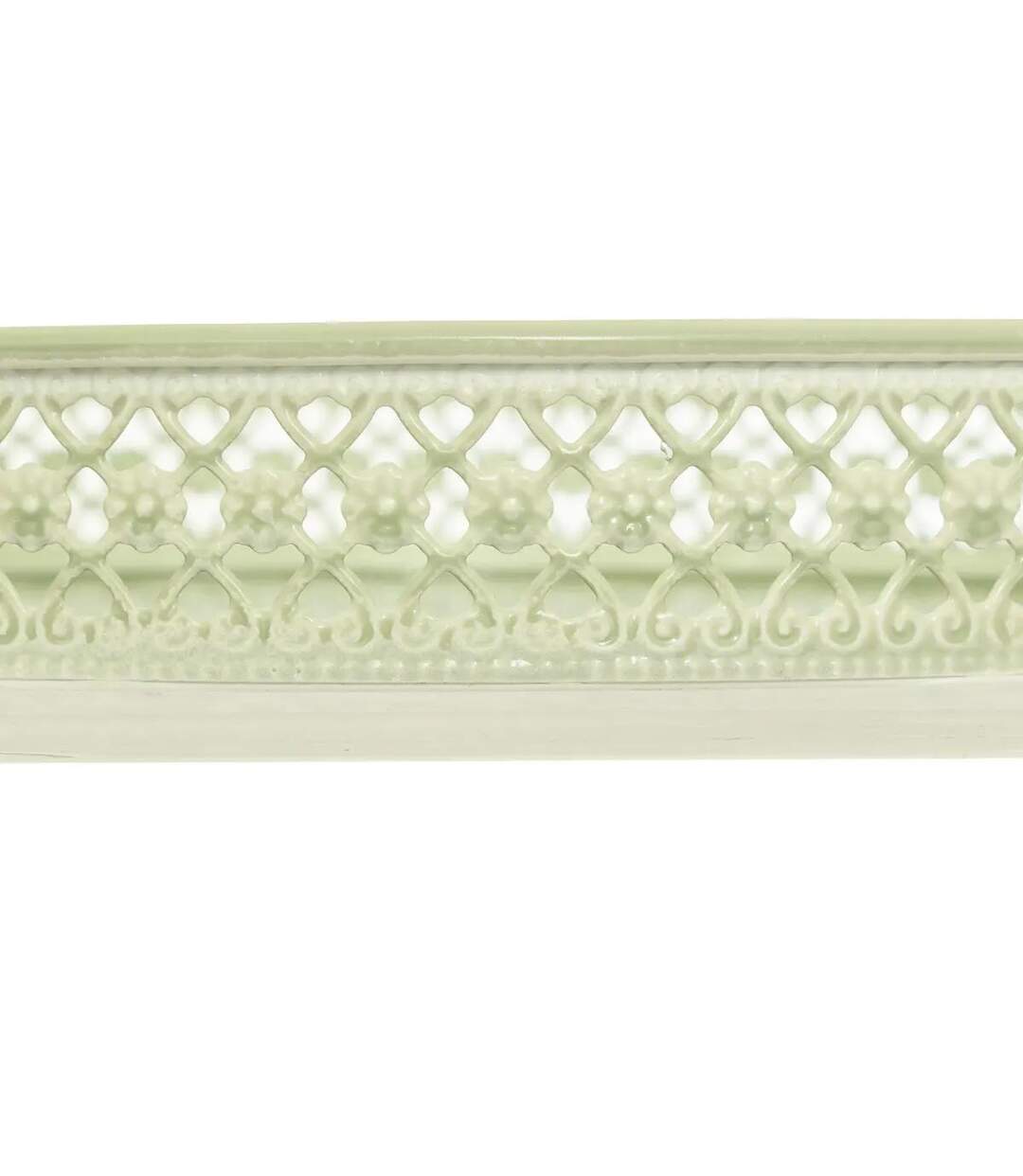 Lot de 2 Plateaux Déco Wild Romance 31cm Blanc & Vert-5