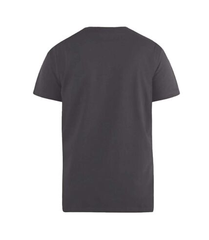 Duke - T-shirt col V Signature - homme (Gris foncé) - UTDC184