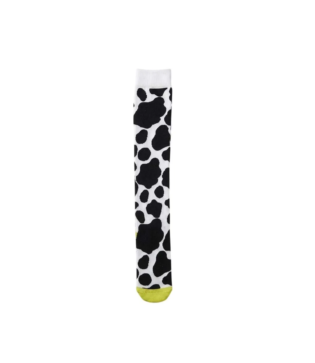 Chaussettes Motif/style Vache Funky Femme Noir Blanc Bartleby-2