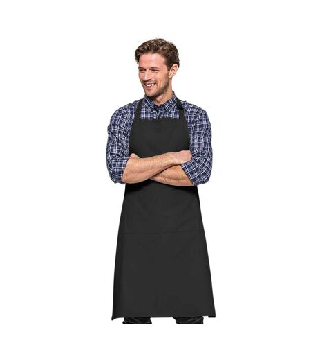 Tablier en coton adulte unisexe taille unique noir Westford Mill