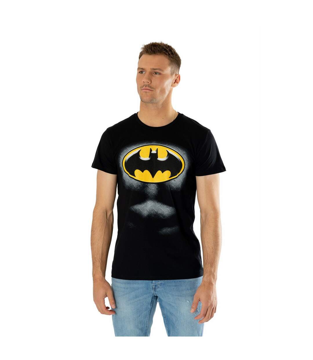 Batman - T-shirt - Adulte (Noir / Jaune) - UTBN4654
