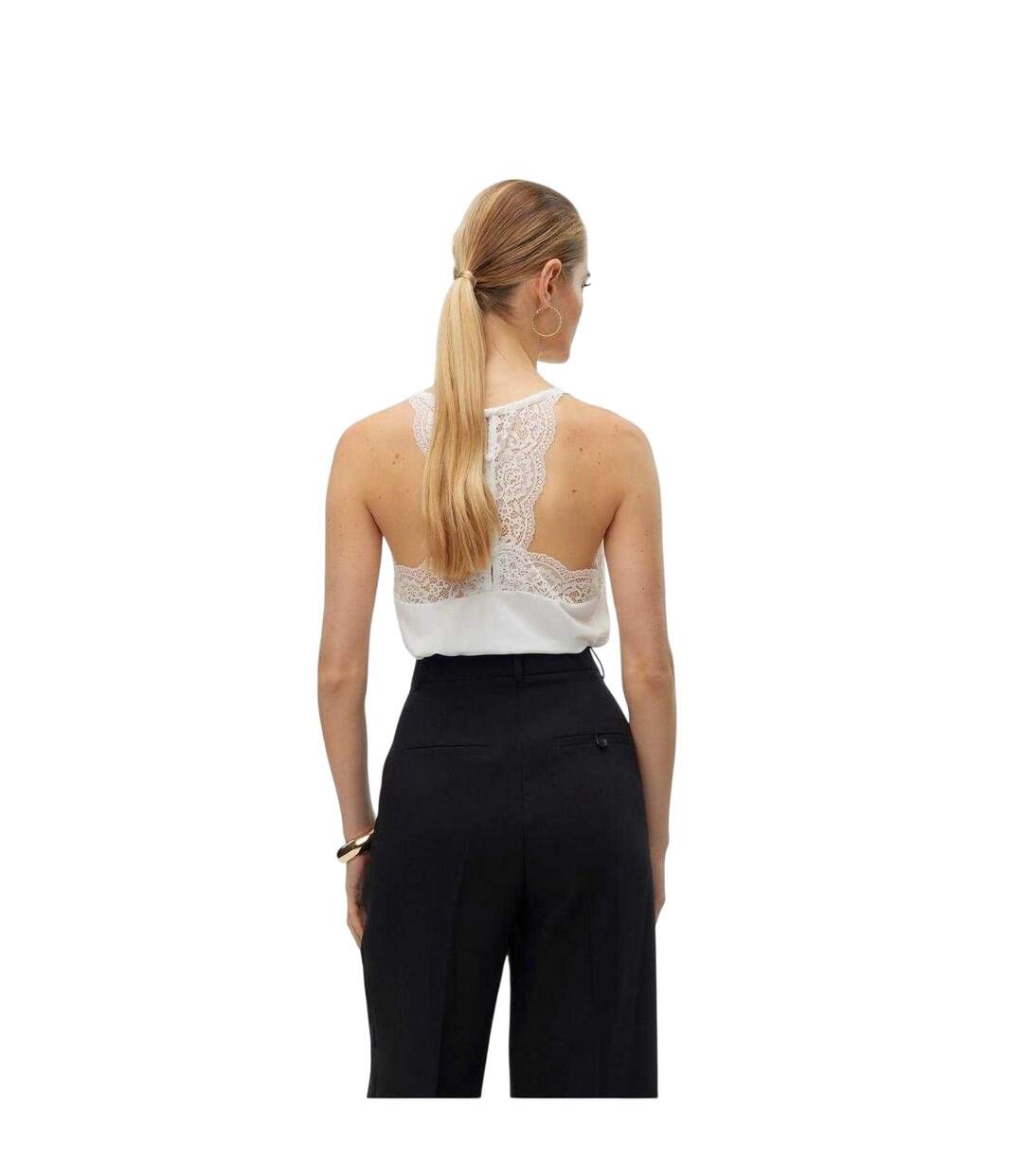 Débardeur Ana Femme Blanc Neige Vero Moda-3