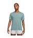 T-shirt Motif/style Swoosh Miler Homme Turquoise Nike-1