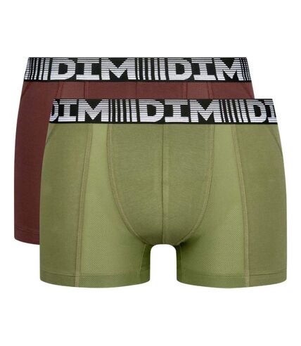 Lot de 2 boxers respirants coton et lycra 3D Flex Air