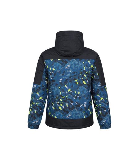 Mens shadow ii printed ski jacket dark blue Mountain Warehouse