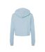 Sweat À Capuche Avec Cordons Motif/style Court Femme Bleu Miso-2