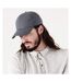 Casquette de baseball 100% coton épais adulte unisexe gris graphite Beechfield