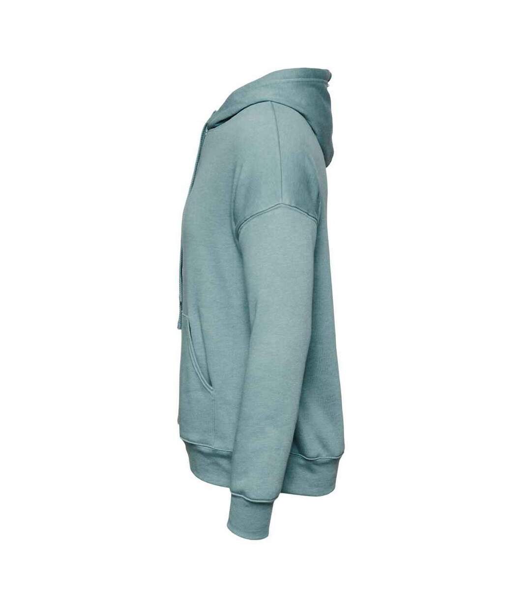 Unisex adult sponge fleece hoodie heather blue Bella + Canvas-3