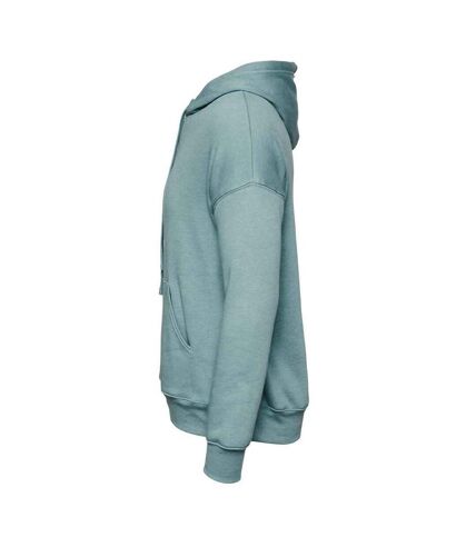 Unisex adult sponge fleece hoodie heather blue Bella + Canvas