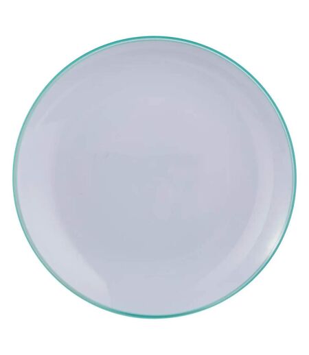 Lot de 6 Assiettes Plates Réutilisables Square 25cm Menthe