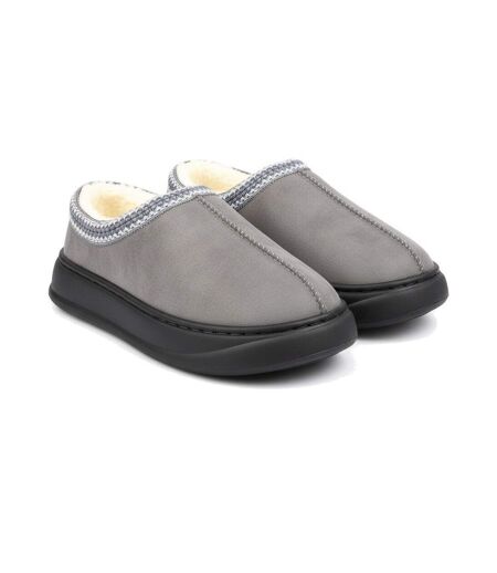 OZABI Chaussons Femme Style Scandinave, Talon Fermé, Intérieur Fourré