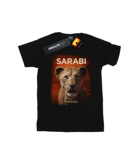 Disney Womens/Ladies The Lion King Movie Sarabi Poster Cotton Boyfriend T-Shirt (Noir) - UTBI29303
