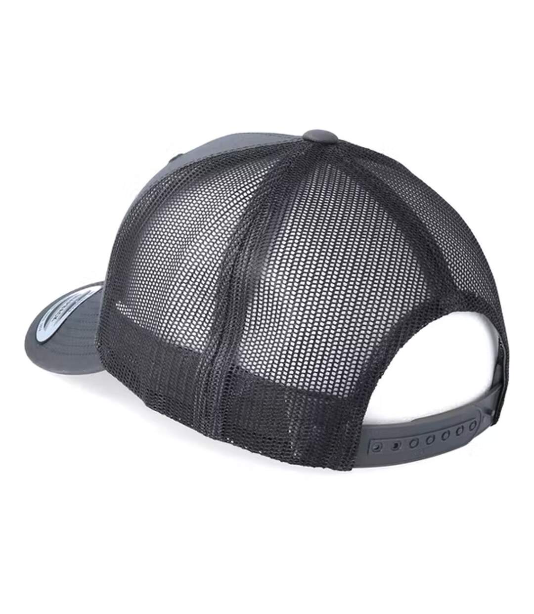 Lot de 2  casquettes flexfit adulte gris foncé Yupoong-2