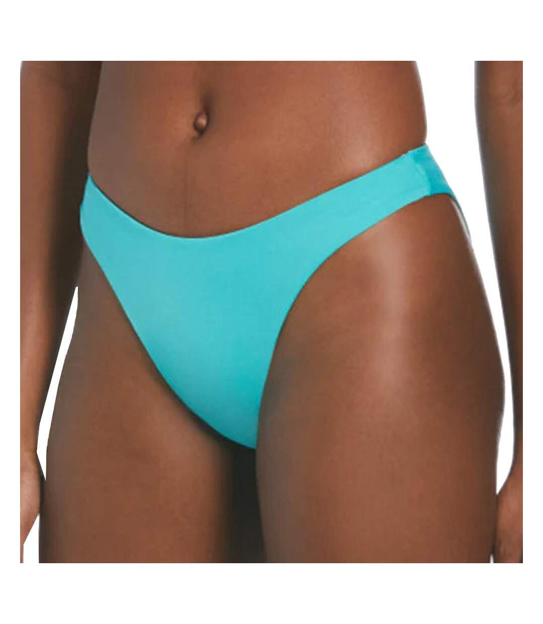 Bas de maillot de bain turquoise femme nike bikini bottom-1