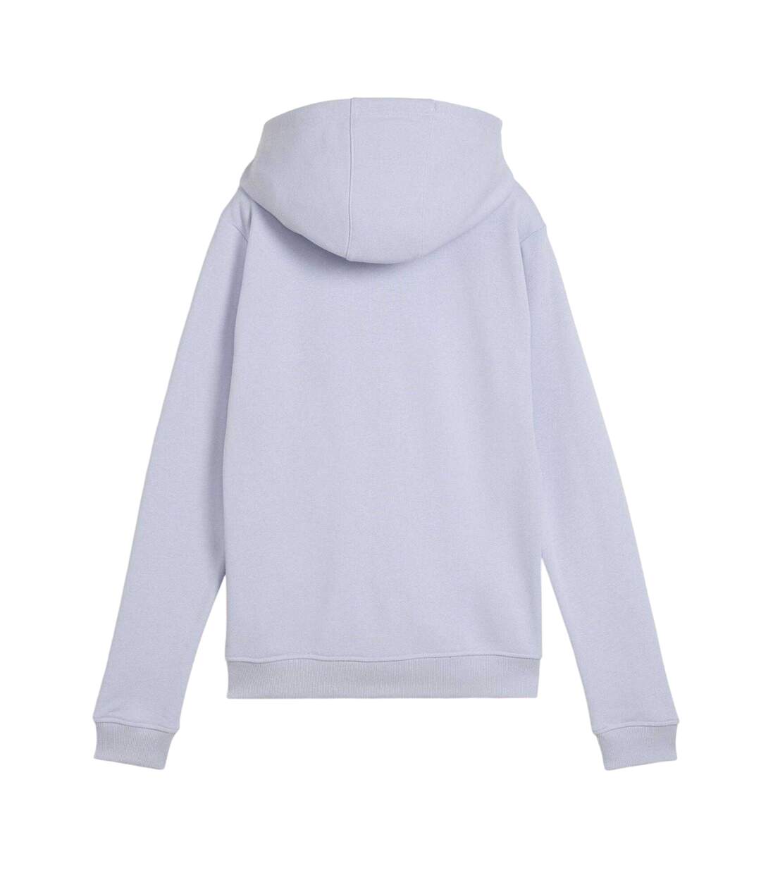 Womens/ladies Essential Fleece Full Zip Hoodie Blue Puma-3