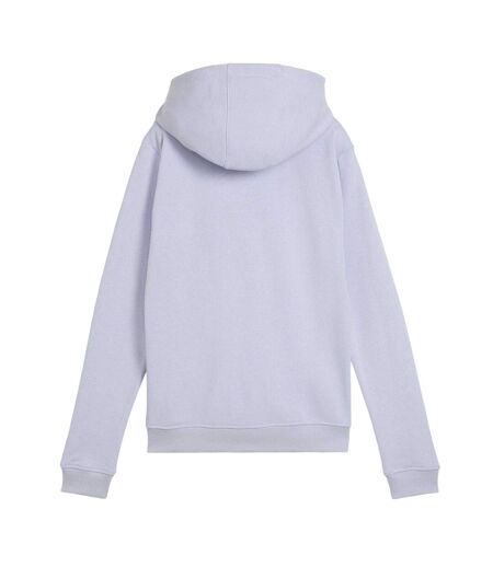 Womens/ladies Essential Fleece Full Zip Hoodie Blue Puma