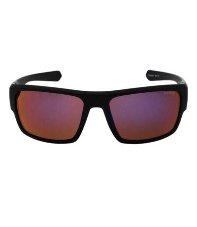 Lunettes De Soleil Motif/style Miroir Homme Taille Unique Noir Fumée Guess