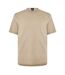 T-shirt Motif/style Uni Tiburt Homme Beige Foncé Boss-1