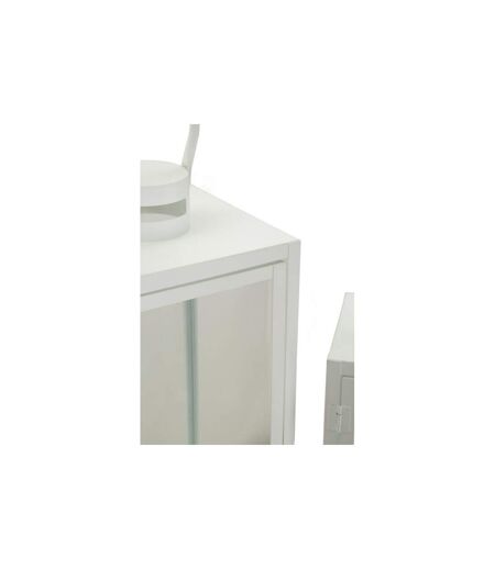 Lot de 3 Lanternes en Verre Magic 66cm Blanc