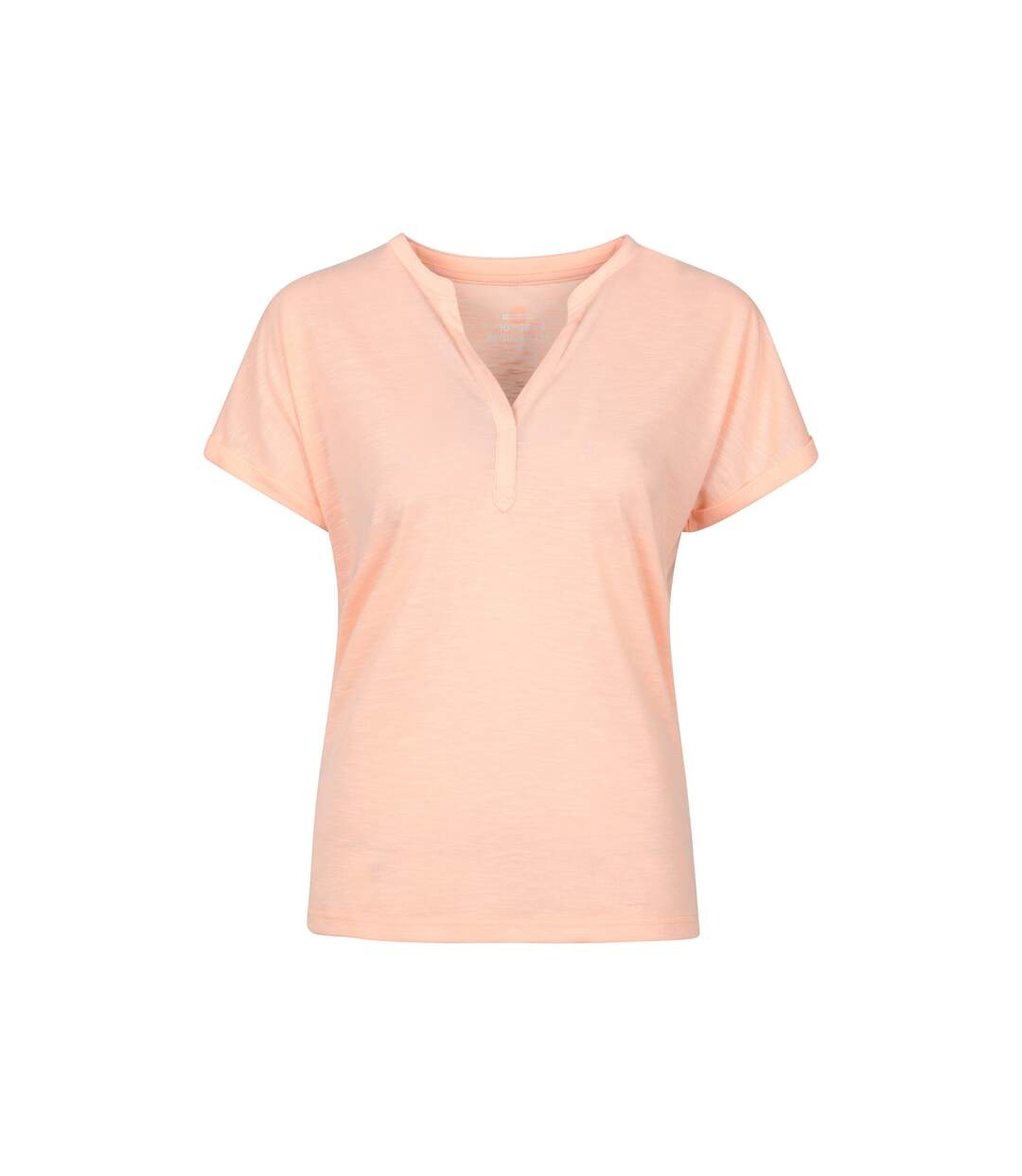 Womens/ladies Skye Slub Quick Dry T-shirt Light Pink Mountain Warehouse-1