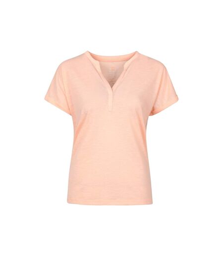 Womens/ladies Skye Slub Quick Dry T-shirt Light Pink Mountain Warehouse