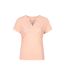 Womens/ladies Skye Slub Quick Dry T-shirt Light Pink Mountain Warehouse-1