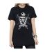 Disney Womens/Ladies Nightmare Before Christmas Misfit Love Cotton Boyfriend T-Shirt (Noir) - UTBI41438-3