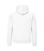 Mens supercotton plain hooded sweatshirt white Fruit of the Loom-2